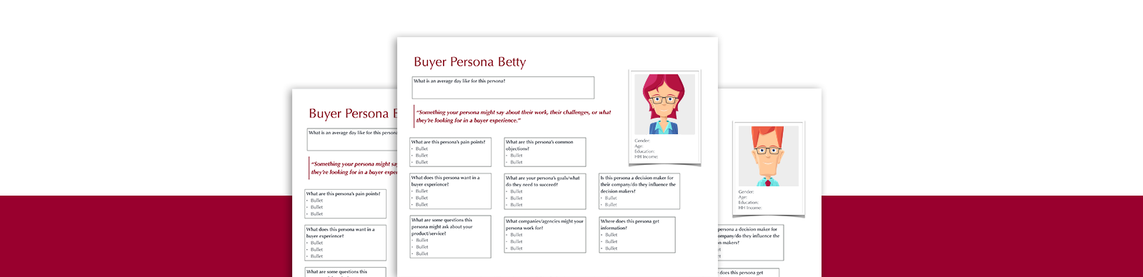 free buyer persona template download